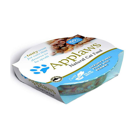 APPLAWS Cat Luxury Tuna Fillet with Praw консервы для кошек нежное филе тунца с креветками