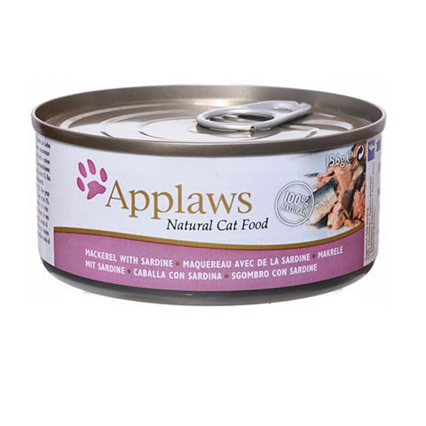 APPLAWS Cat Mackerel and Sardine консервы для кошек со скумбрией и сардинками