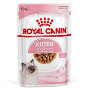 Royal Canin Kitten Корм консервированный специально для котят в период второй фазы роста до 12 месяцев, соус, 85г