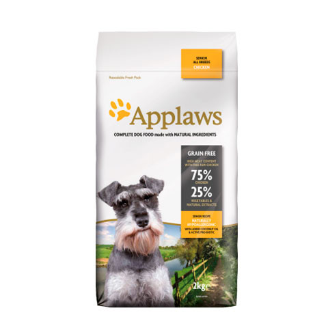 APPLAWS Dry Dog Chicken Senior корм беззерновой для пожилых собак курица и овощи