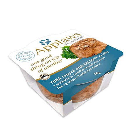 APPLAWS Tuna with Anchovy Layer pot консервы для кошек тунец и анчоус