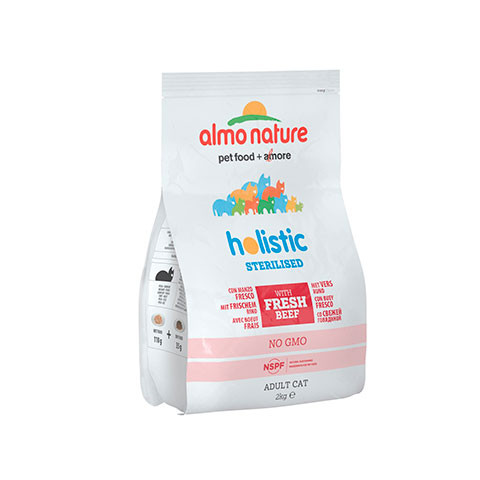 ALMO NATURE FUNCTIONAL ADULT корм сухой для кастрированных кошек с говядиной и рисом