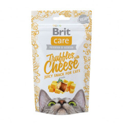 Brit Care лакомство для кошек Truffles Cheese Подушечки с сыром 50гр*8