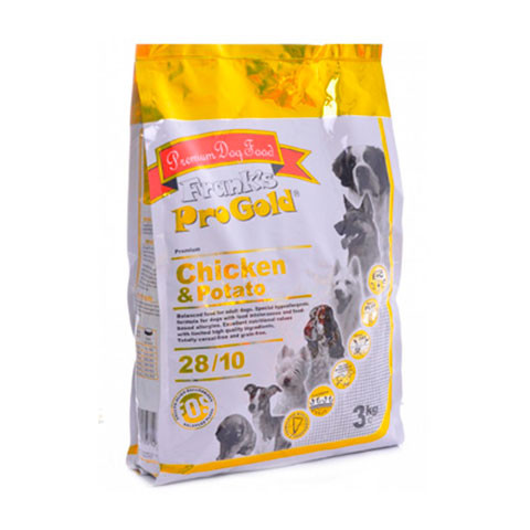 Frank's ProGold Chickenand and Potato 28/10 корм сухой для собак беззерновой с курицей и молодым картофелем