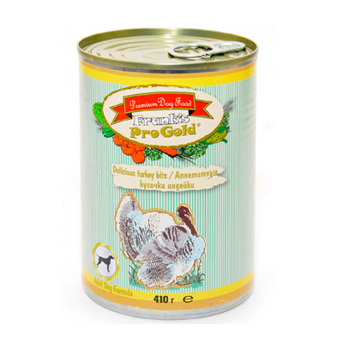 Frank's ProGold Delicious turkey bits Adult Dog Recipe корм консервированный для собак аппетитные кусочки индейки
