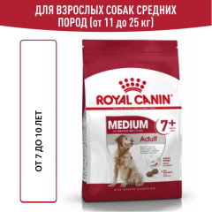 Royal Canin Medium Adult 7+ Корм сухой для взрослых собак средних размеров от 7 лет и старше