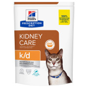 Hill's Prescription Diet k/d Kidney Care корм сухой для кошек для поддержания здоровья почек, тунец
