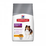 Hill's Science Plan Sensitive Medium Breed Stomach & Skin корм сухой для собак с чувствительным пищеварением и кожей, курица