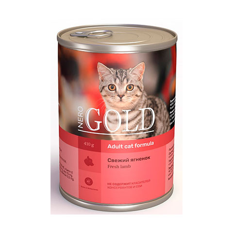 NERO GOLD Lamb консервы для кошек свежий ягненок