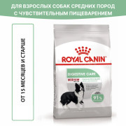 Royal Canin Medium Digestive Care Корм сухой для взрослых собак средних пород с чувствительным пищеварением