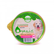 ORGANIX мясное суфле для щенков говядина