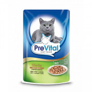 Prevital Classic корм консервированный для стерилизованных кошек с печенью в соусе