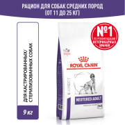 Royal Canin Neutered Medium Adult Корм сухой для стерилизованных взрослых собак средних пород (от 11 до 25 кг) или склонных к набору веса