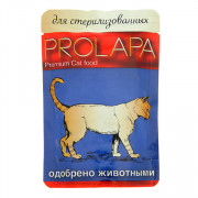 Prolapa Premium корм консервированный для стерилизованных кошек птица в соусе
