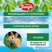 Happy Jungle корм для кроликов