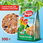 Happy Jungle корм для средних попугаев