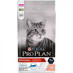 Purina Pro Plan Senior Original 7+ корм сухой для взрослых кошек старше 7 лет, с лососем