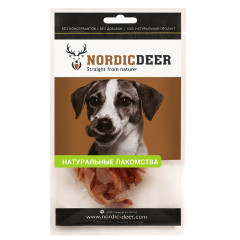 Nordic Deer лакомство для собак трахея говяжья кольца