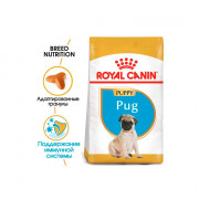 Royal Canin Pug Puppy для щенков породы Мопс в возрасте до 10 месяцев