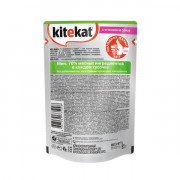 Kitekat корм консервированный для кошек лакомый ягнёнок в соусе