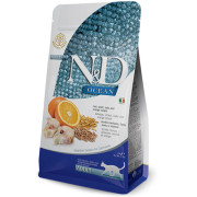 Farmina N&D Ocean LG Cod Spelt Oats & Orange Adult корм сухой для взрослых кошек треска спельта овес и апельсин