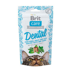 Brit Care Dental лакомство для кошек для очистки зубов
