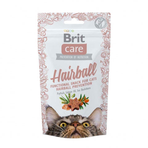 Brit Care Hairball лакомство для кошек для вывода комков шерсти