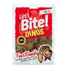 Brit Let's Bite лакомство для собак динозавры