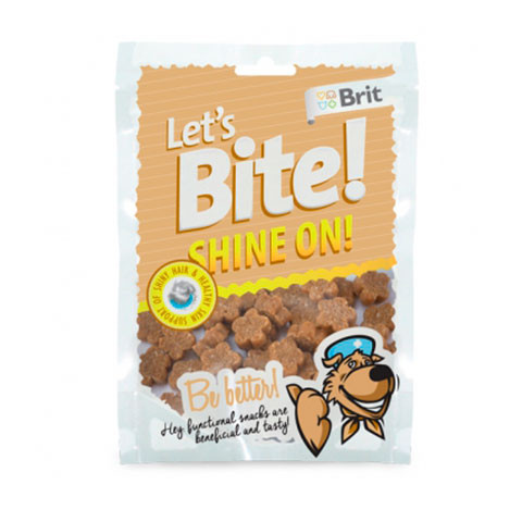 Brit Let's Bite Shine On лакомство для собак сияние