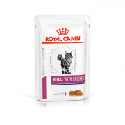Royal Canin Renal консервы для кошек с цыпленком, пауч