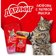 Дарлинг сухой корм для кошек мясо и овощи