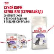 Royal Canin Sterilised Корм консервированный для стерилизованных взрослых кошек в желе