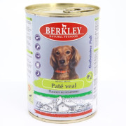 Berkly консервы для взрослых собак паштет из телятины