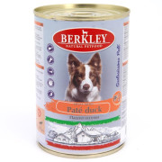 Berkly консервы для взрослых собак паштет из утки